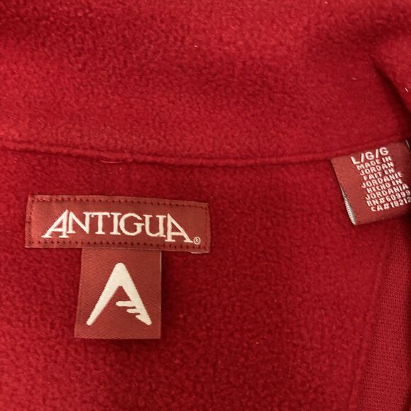 Antigua NHL Washington Capitals Quarter Zip Red Long Sleeve Pullover XL - Picture 3 of 6